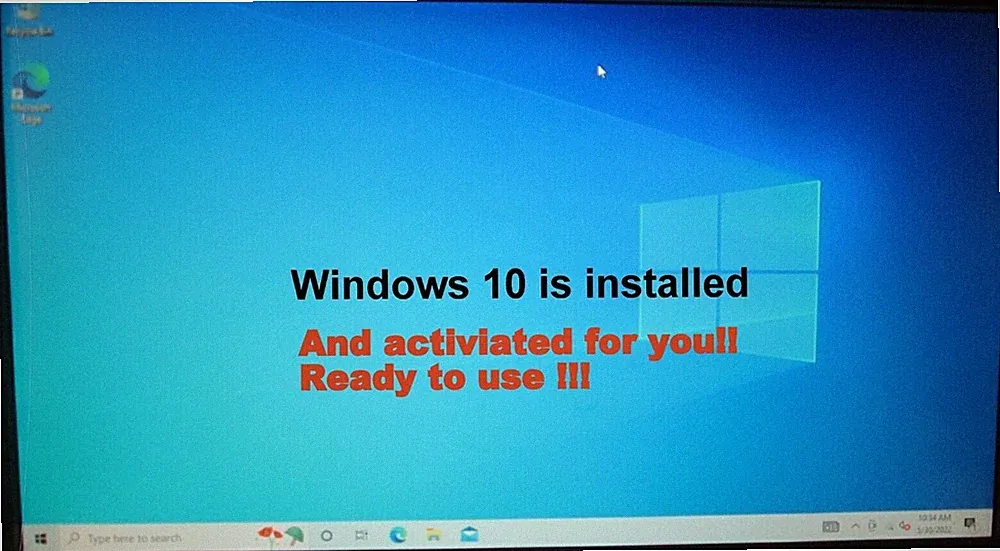 Hard Drive for HP 2000 laptop 160 GB with Windows 10 installed & activated Read