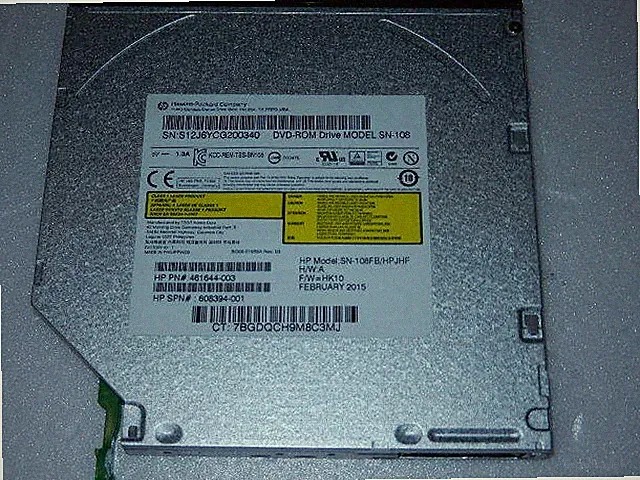 HP EliteDesk 800 G1 tower DVD-ROM Drive w/ Bracket SN-108 461644-003 608394-001