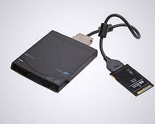 HP PCMCIA SCSI CD-RW Reader/Writer Drive m820e with PC Card & Cable