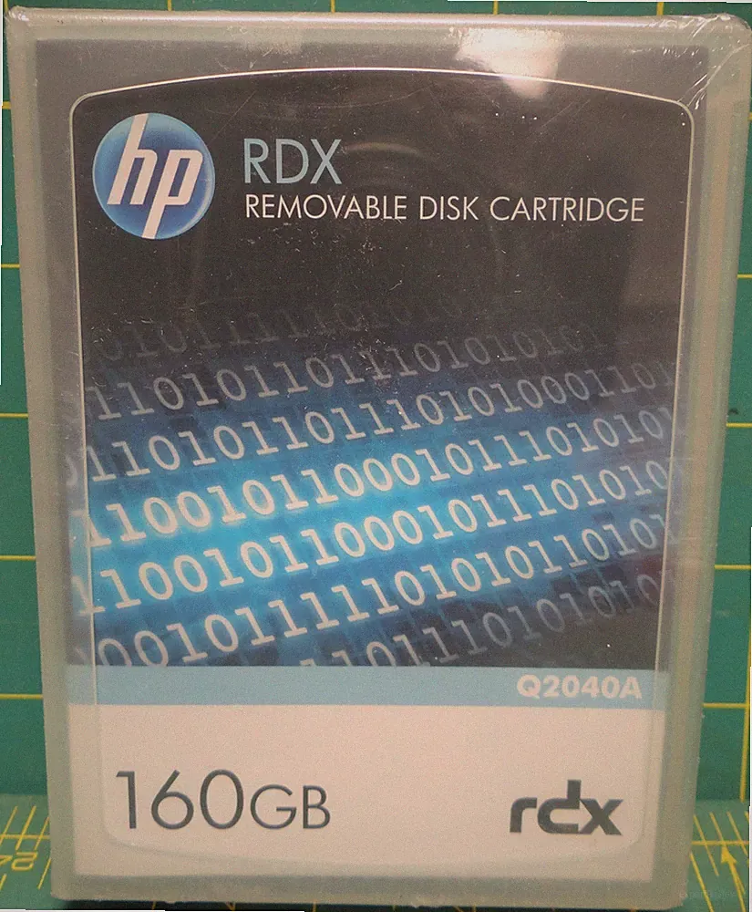HP StorageWorks RDX 160GB Removable Disk Cartridge Part # Q2040A *NEW*