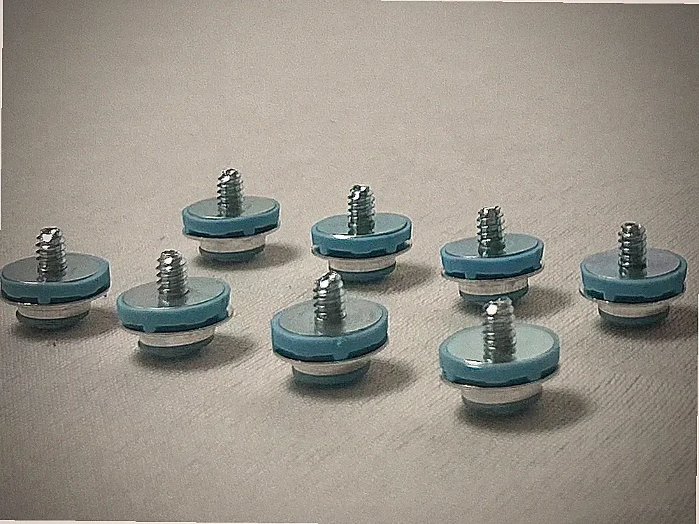 Lot of OEM 8 Blue 3.5" Hard Drive Mounting Screws HP 7800 7900 8000 8100 8200 R2